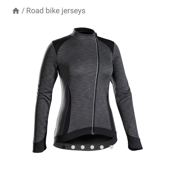 bontrager Jackets & Blazers - NWT bontrager Women's road bike jersey cycling Gray Jacket front zip